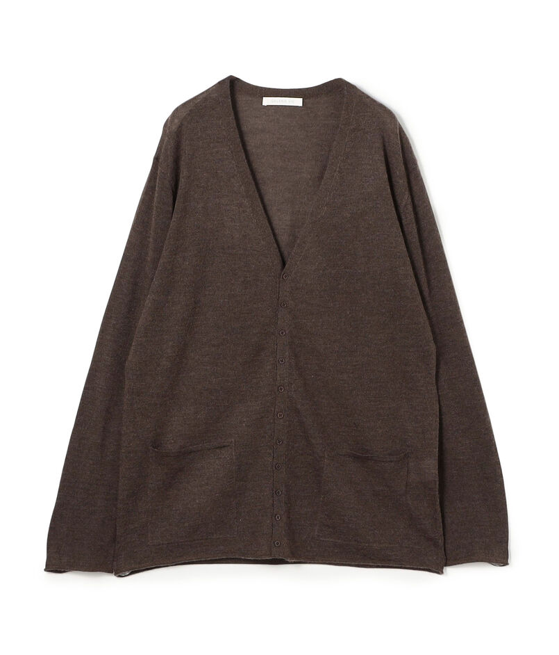 ■カシミヤシルク Vネックカーディガン