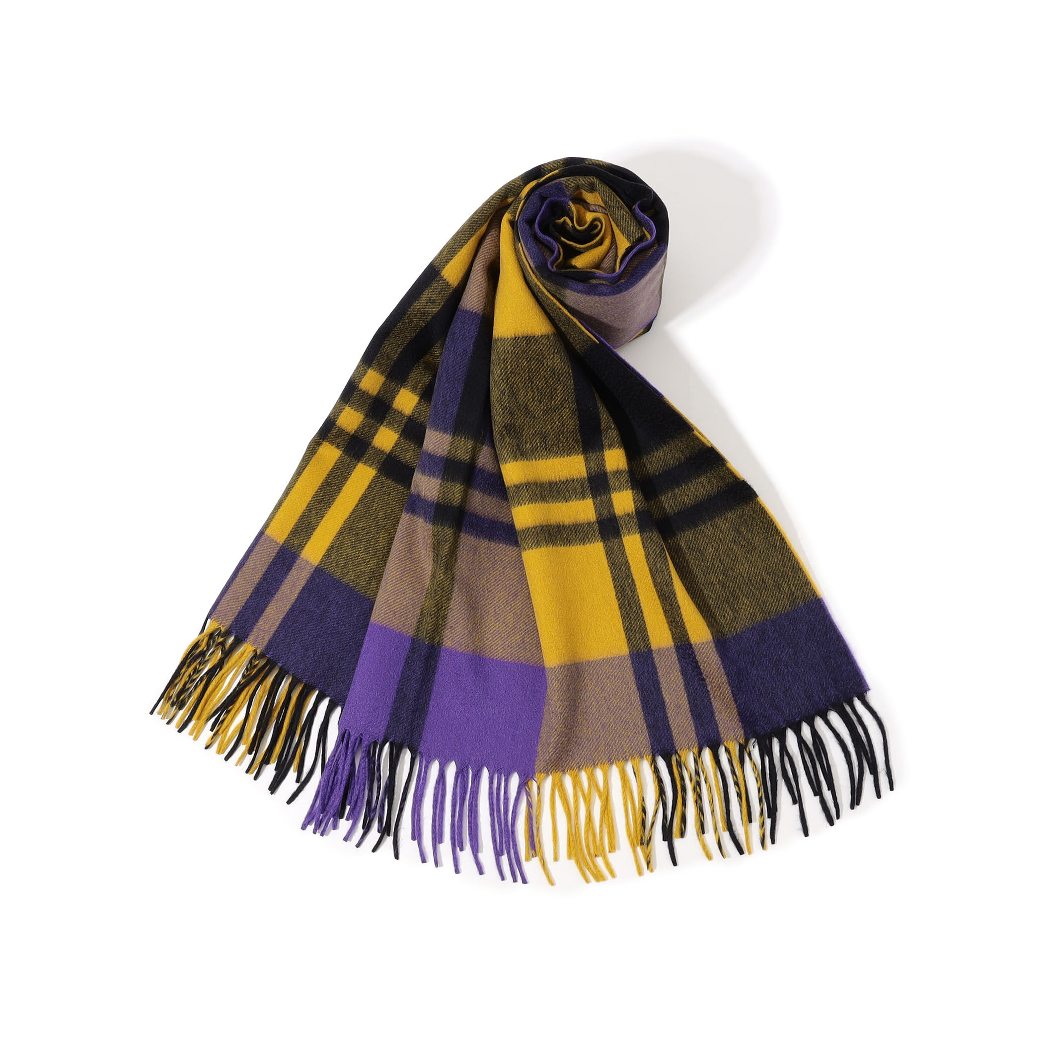 Joshua Ellis カシミヤチェック ストール｜トゥモローランド 公式通販