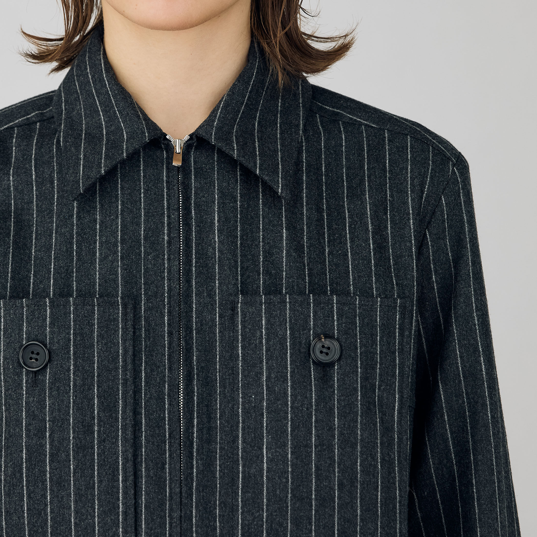 CLAUDIE PIERLOT クレポン ジャンプスーツ プリーツ加工 normment｜コットン ギャザー ジャンプスーツ “COTTON GATHER