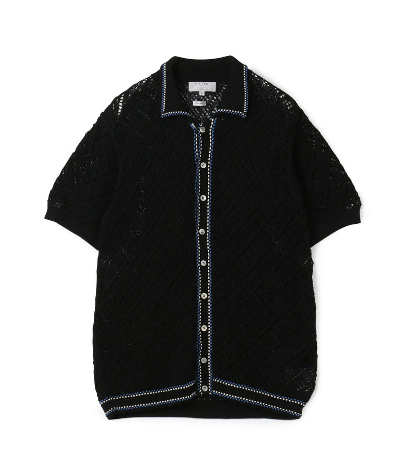 【別注】Raffa Molina コットン ニットシャツ