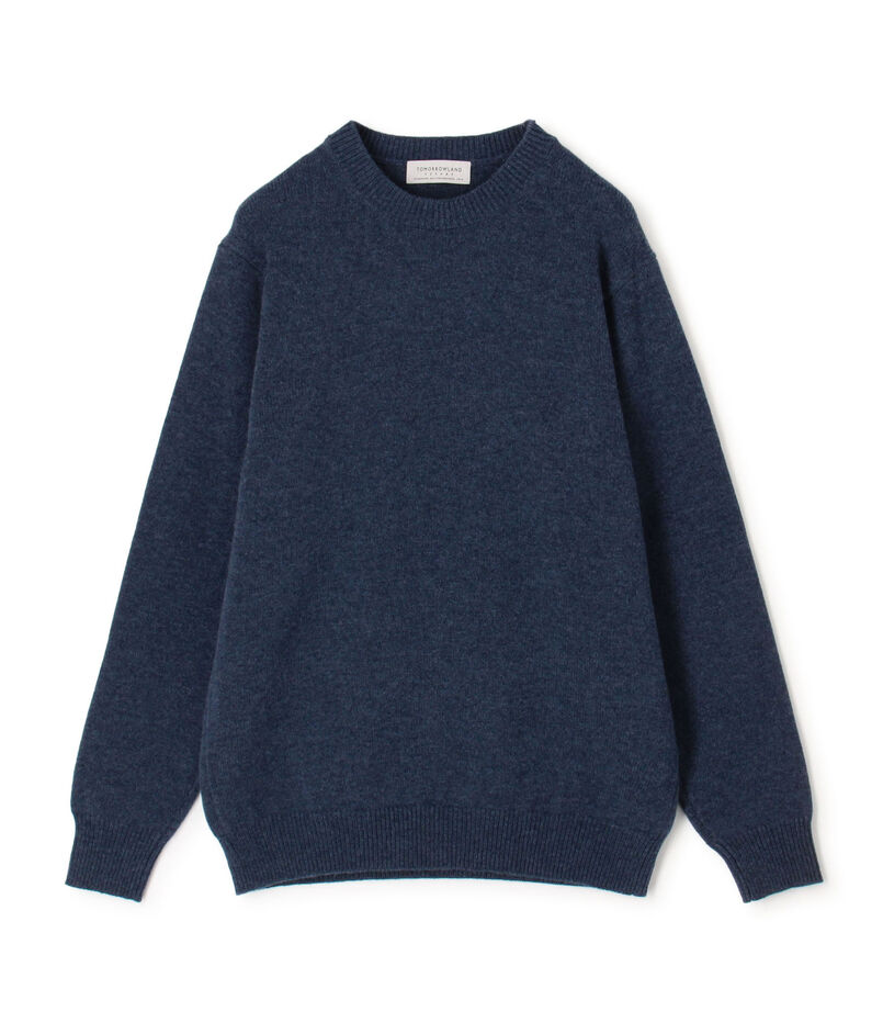 【WEB先行予約】TOMORROWLAND tricot ラムズウール クルーネックニット