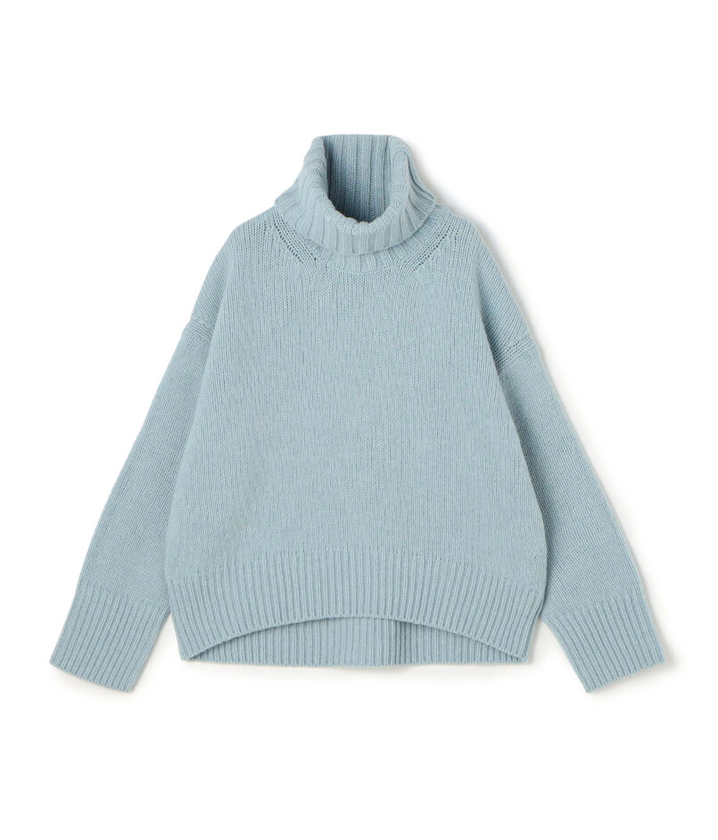 ファインウール タートルネックプルオーバー