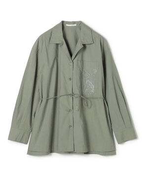 エンブロイダリー オープンカラーシャツ