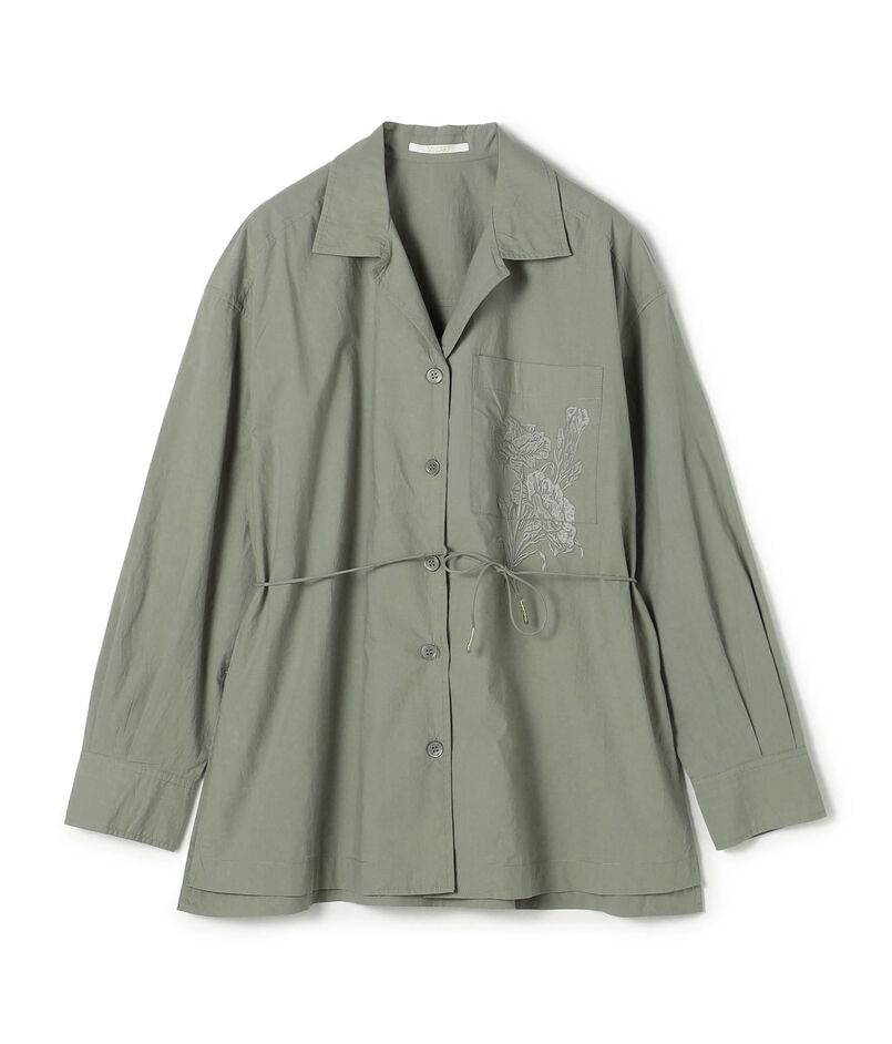 エンブロイダリー オープンカラーシャツ