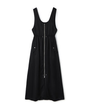 ロイヤルサテン ノースリーブドレス