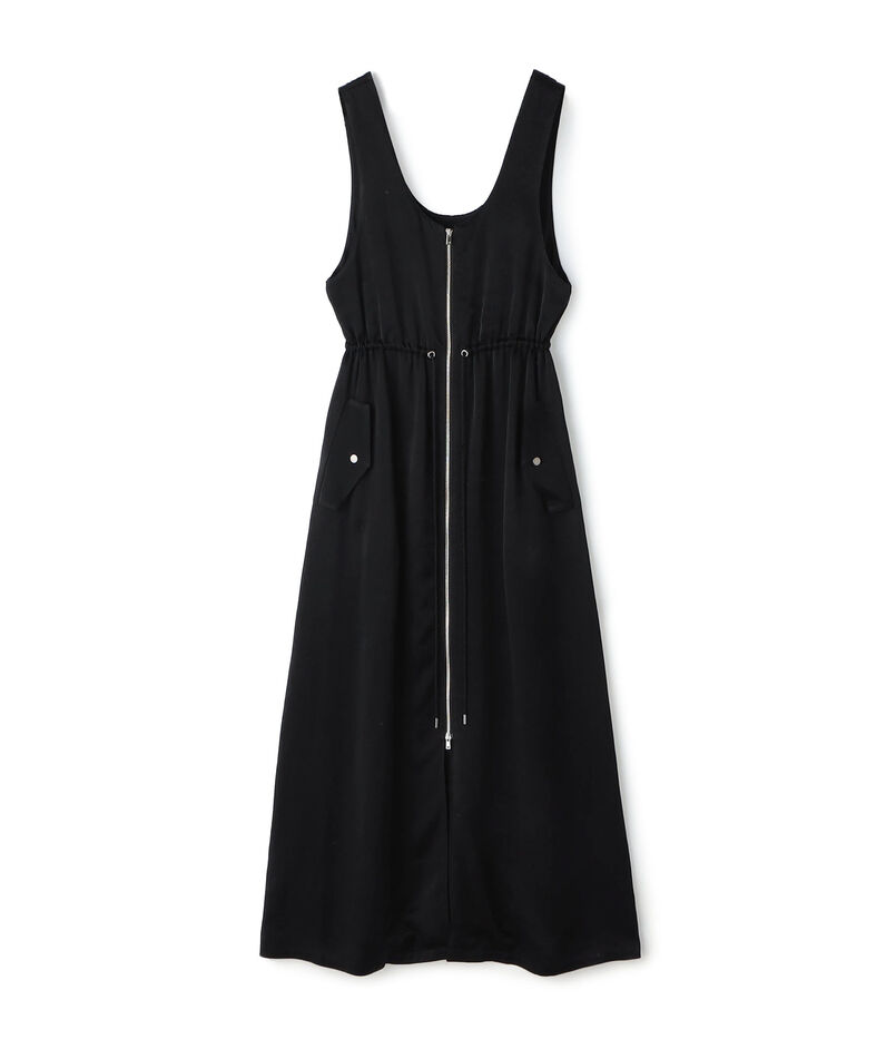 ロイヤルサテン ノースリーブドレス