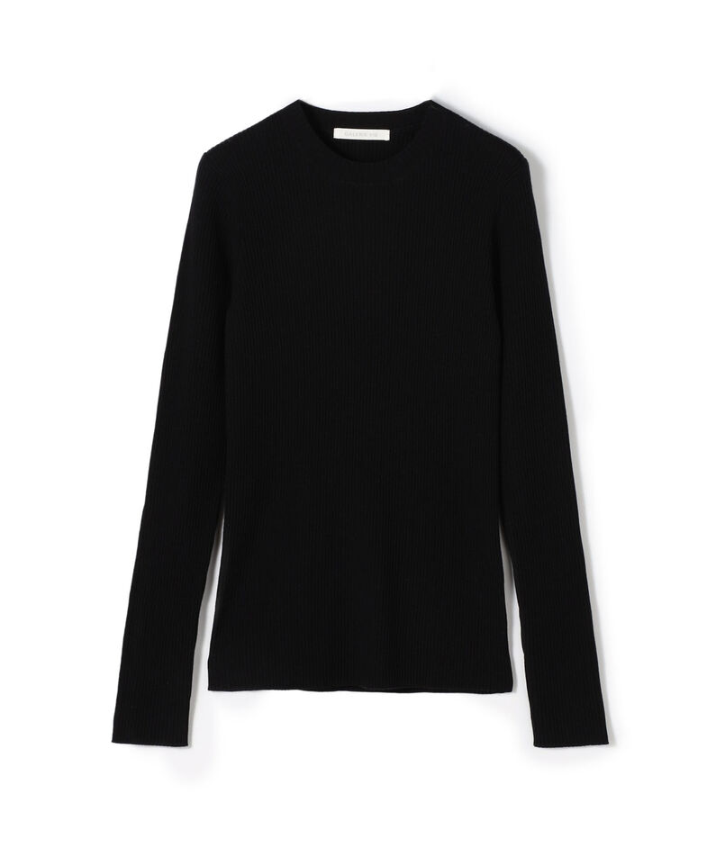 プルミエールウールリブ クルーネックプルオーバー