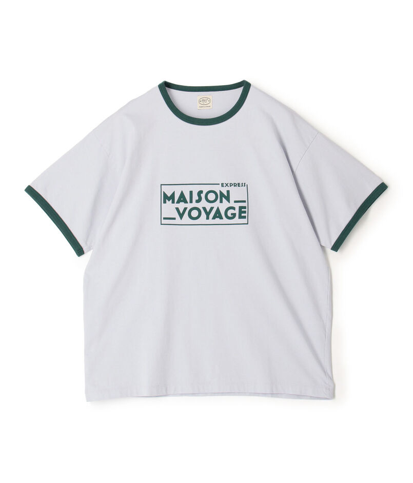 MAISON et VOYAGE コットン プリントTシャツ