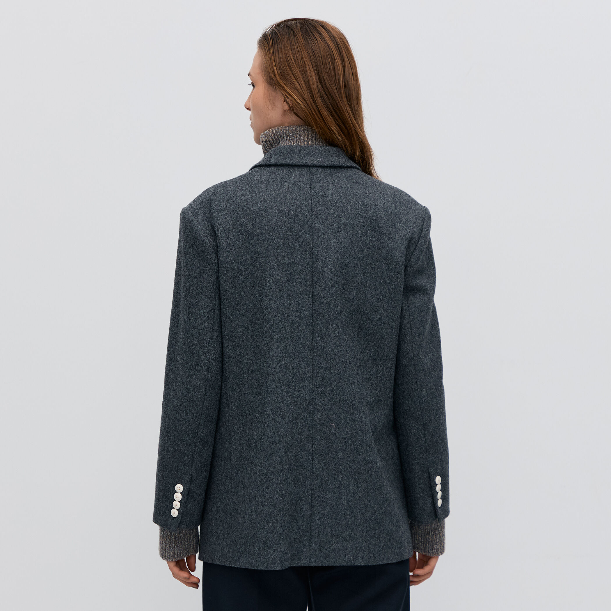 ウールメルトン ジャケットコート｜トゥモローランド 公式通販