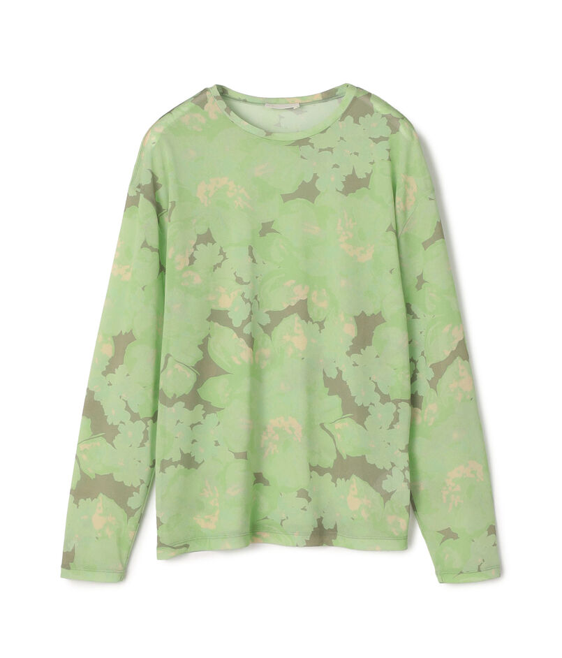 ピオニープリント ロングスリーブプルオーバー