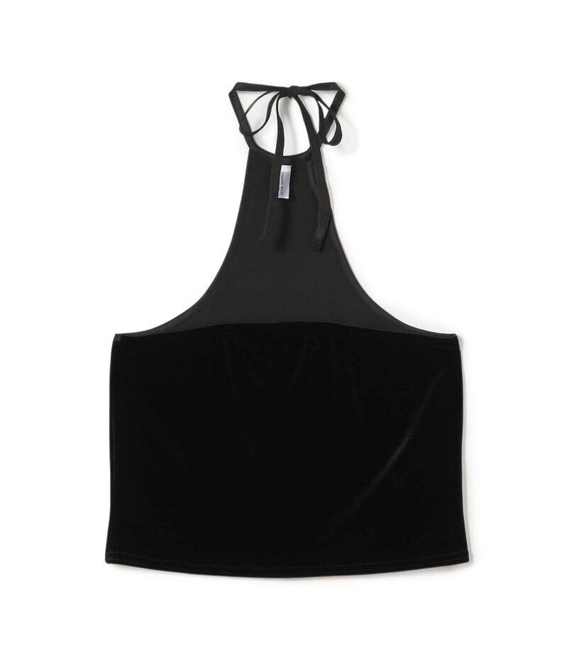 SIMONE WILD TOP DAISY ベルベット バックホルターネックトップ