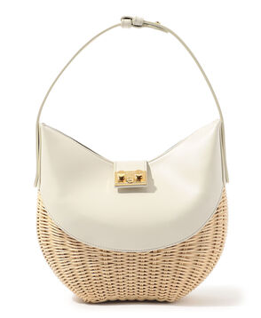RODO ROUND RATTAN ハンドバッグ