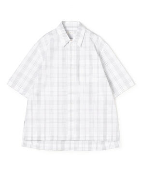 チェック ハーフスリーブシャツ
