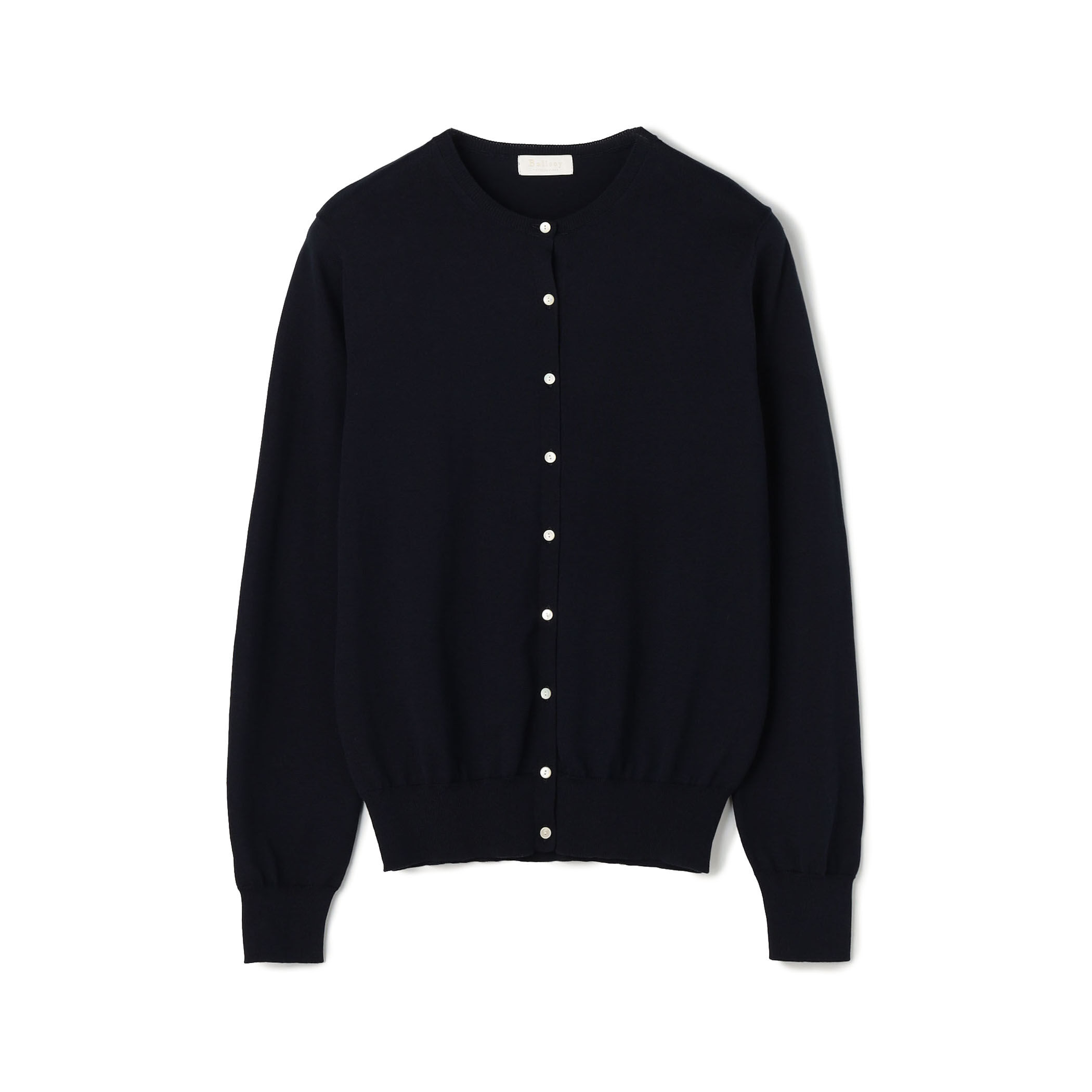 ハイゲージコットン クルーネックカーディガン｜トゥモローランド 公式通販