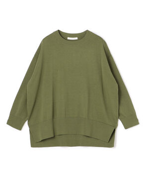 プレーンコットン クルーネックプルオーバー