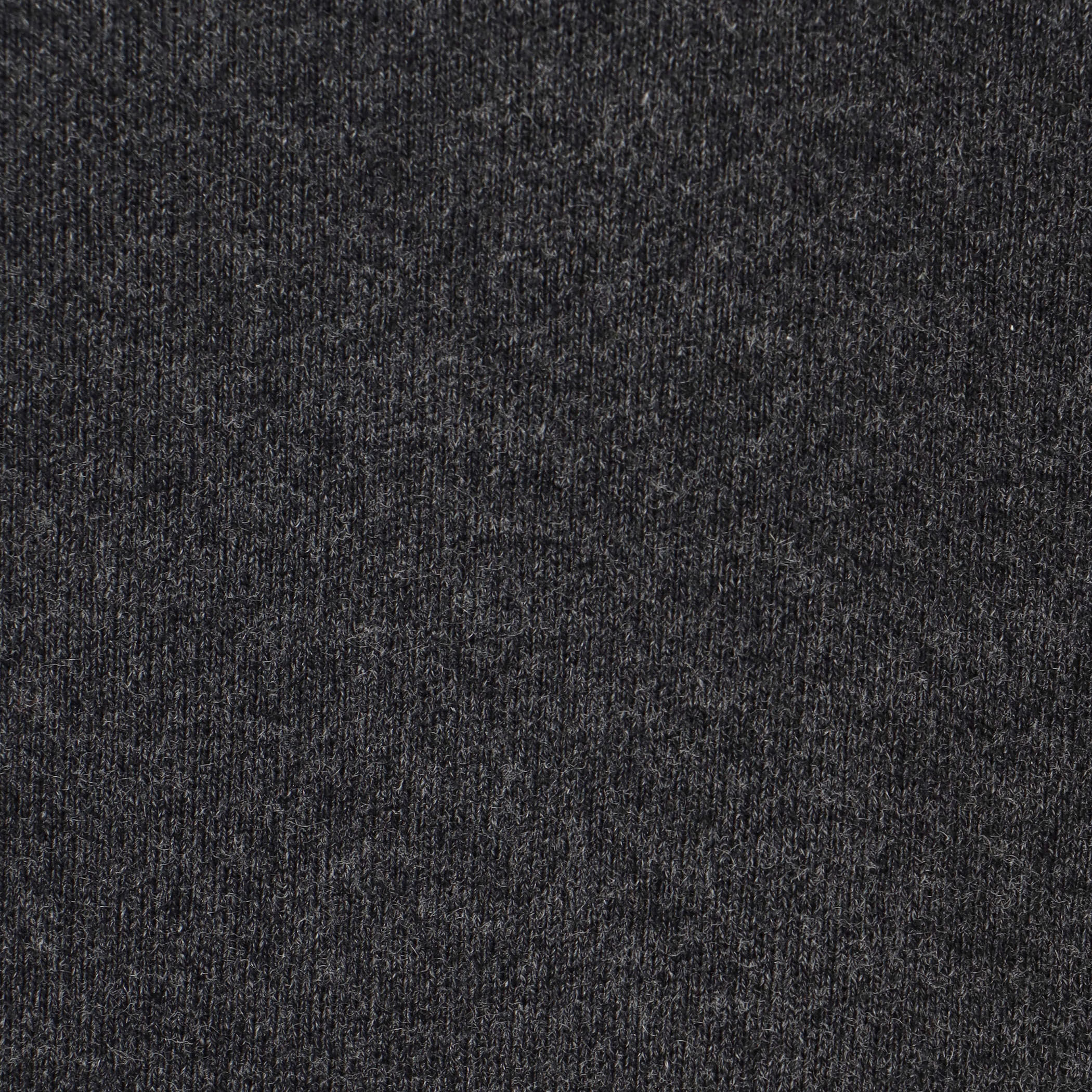 CABaN コットンカシミヤ バイカラーVネックカーディガン