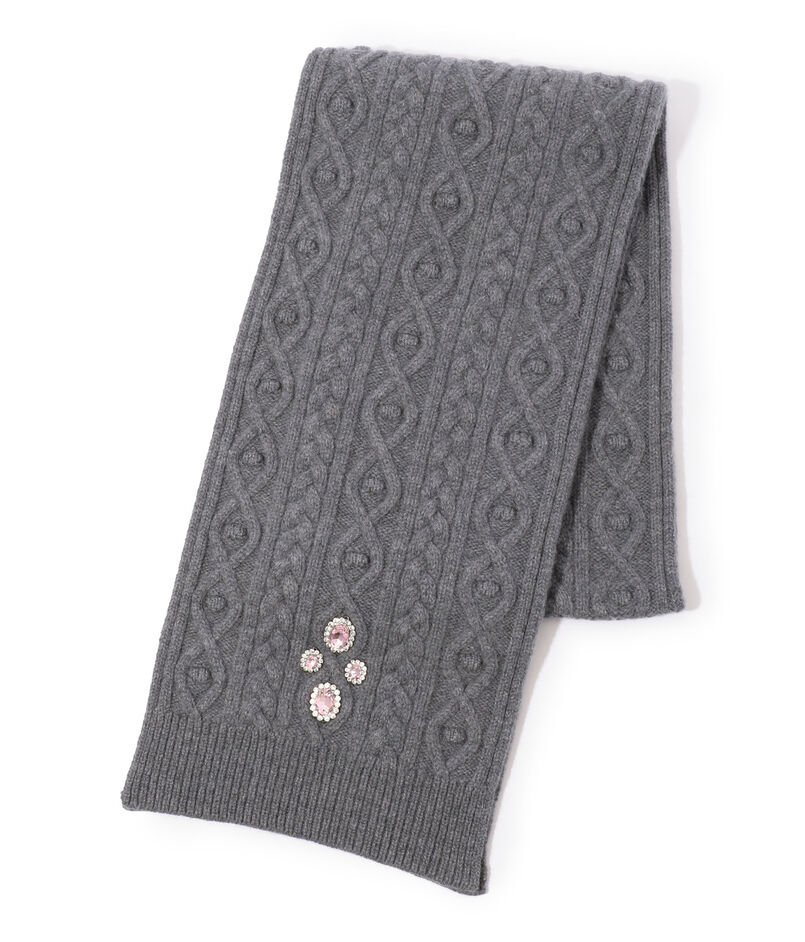 Rabanne ACCESSOIRES TEX ケーブルニットマフラー