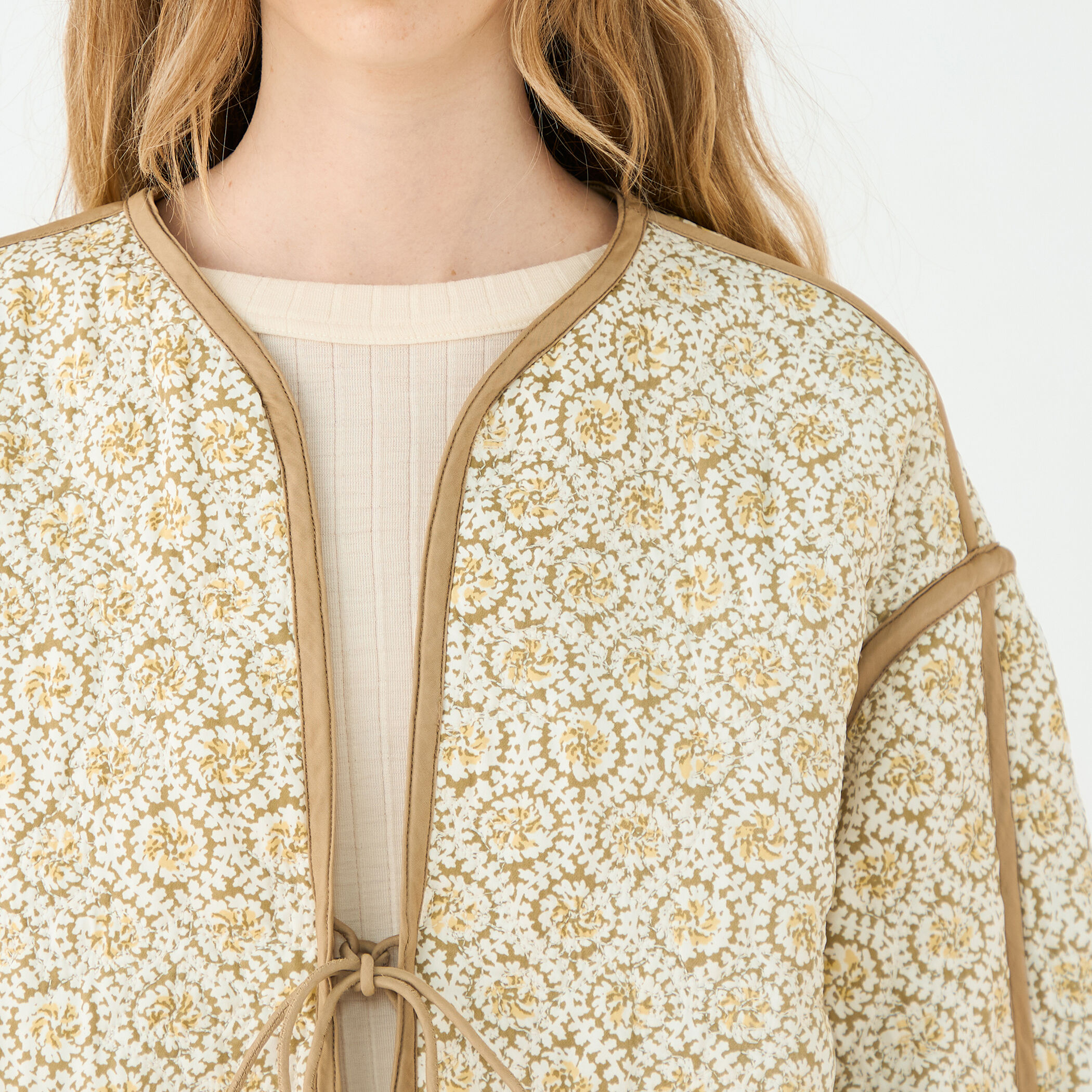 レーヨンサテンキルト リバーシブルジャケット｜トゥモローランド 公式通販