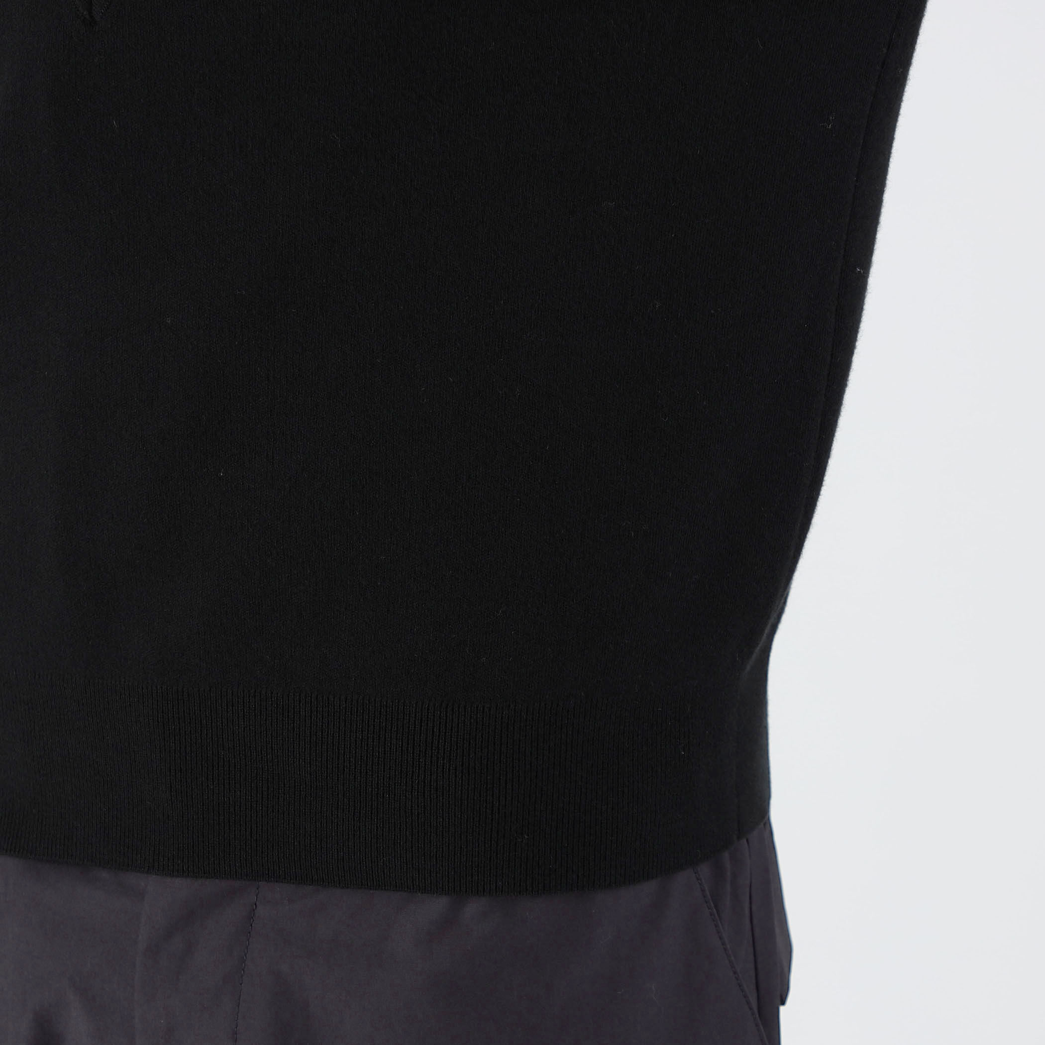 CABaN 20SS/コットンカシミヤリブVネックベスト