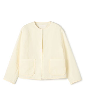 【WEB先行予約】アラベスクジャカード クルーネックジャケット