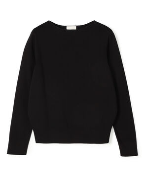 スビンコットン ボートネックプルオーバー