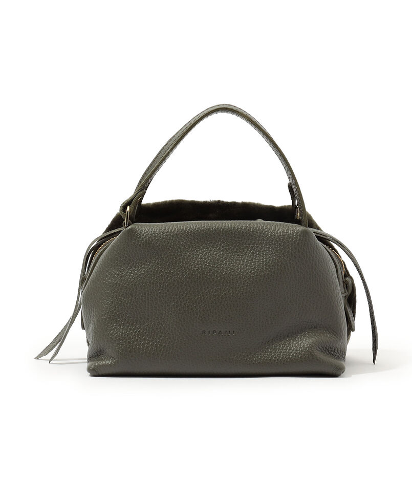 RIPANI RONDINE S ムートンコンビ ショルダーバッグ