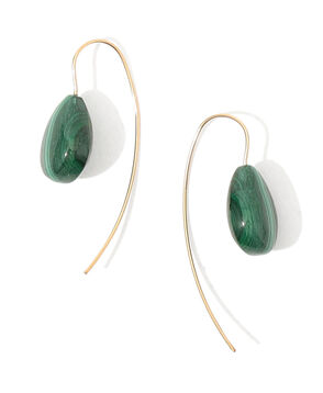 mounir malachite ピアス