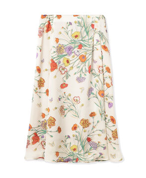 【別注】manipuri for Ballsey Collage Bloom アシンメトリータックスカート