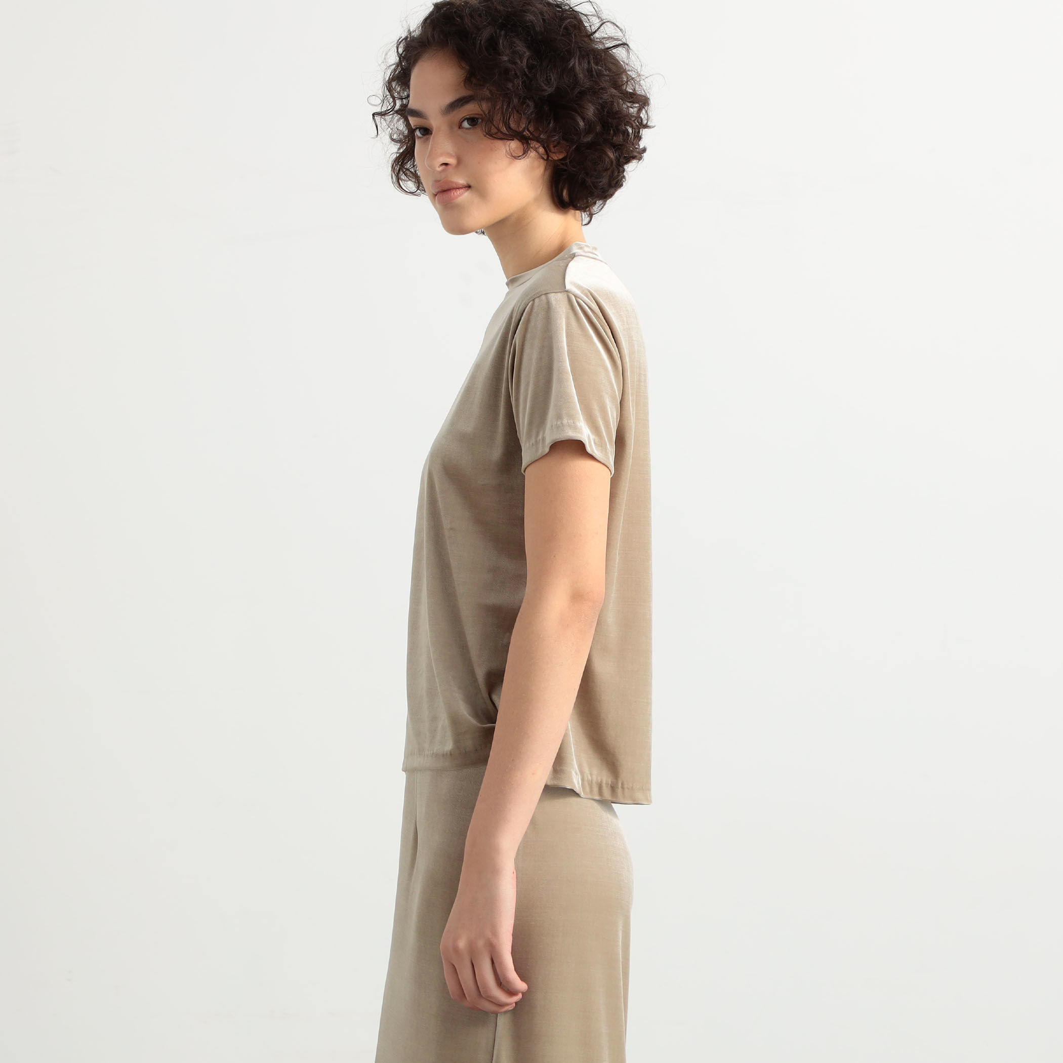 爆買いしたくなる inner piece 公式通販 ベロアジャージーTシャツ｜トゥモローランド トップス