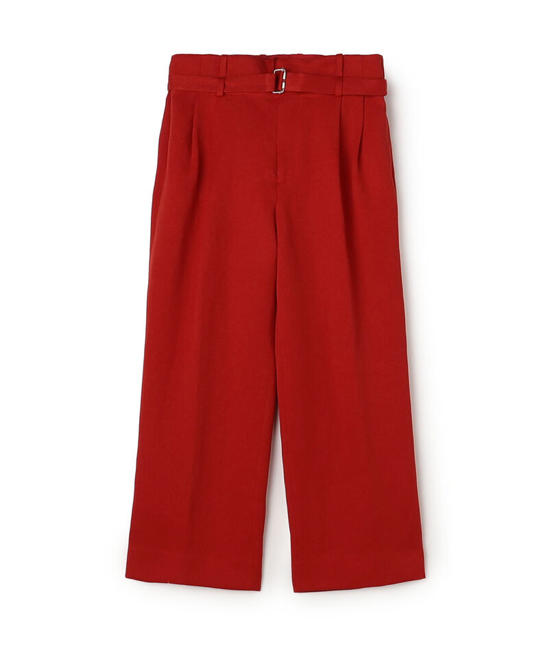 リネンツイル 2タックワイドパンツ