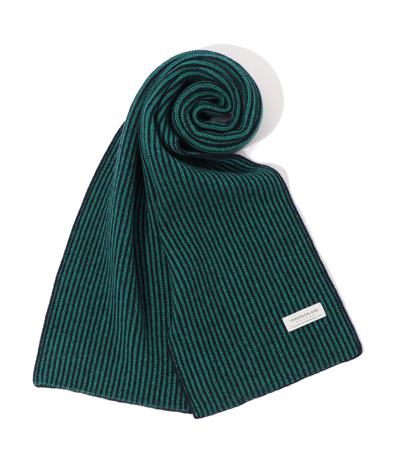 ウールストライプマフラー