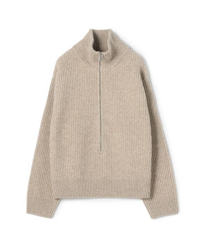 ファインウーレン ジップ プルオーバー