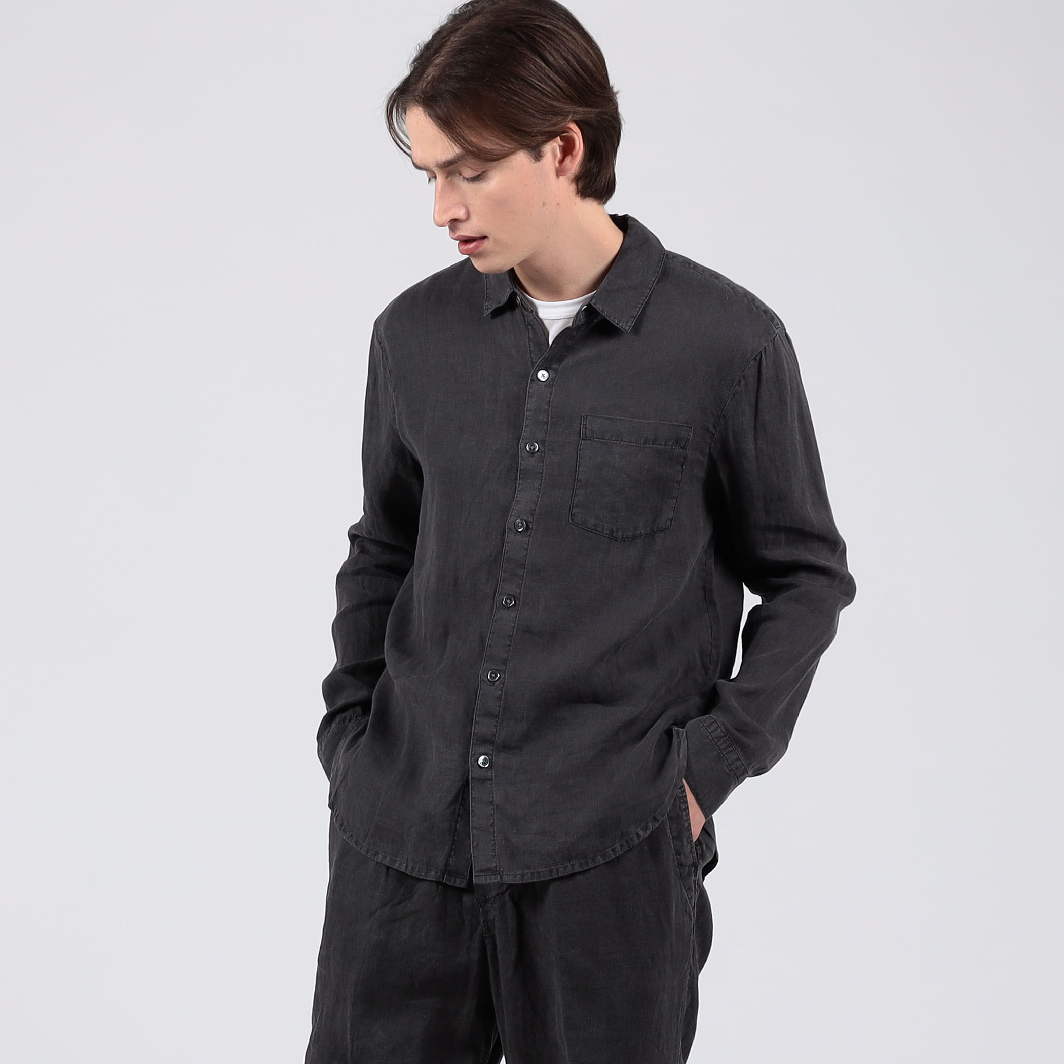 ライトウェイトリネン スタンダードシャツ MKO3652｜トゥモローランド