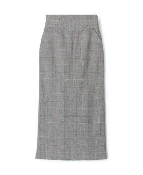 Mame Kurogouchi Houndstooth Geometric Plaid Skirt スカート