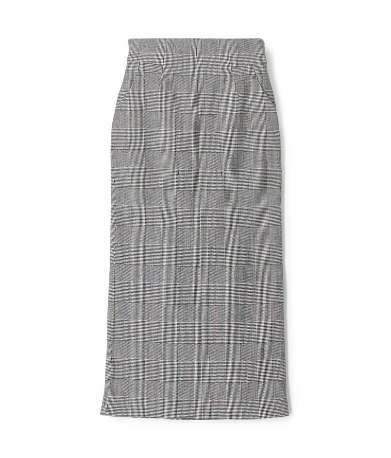 Mame Kurogouchi Houndstooth Geometric Plaid Skirt スカート