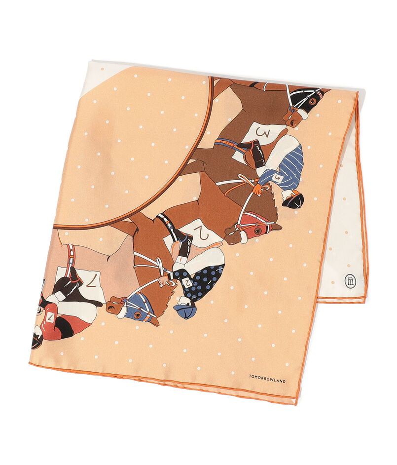ATELIER TOMORROW HORSE シルクスカーフ