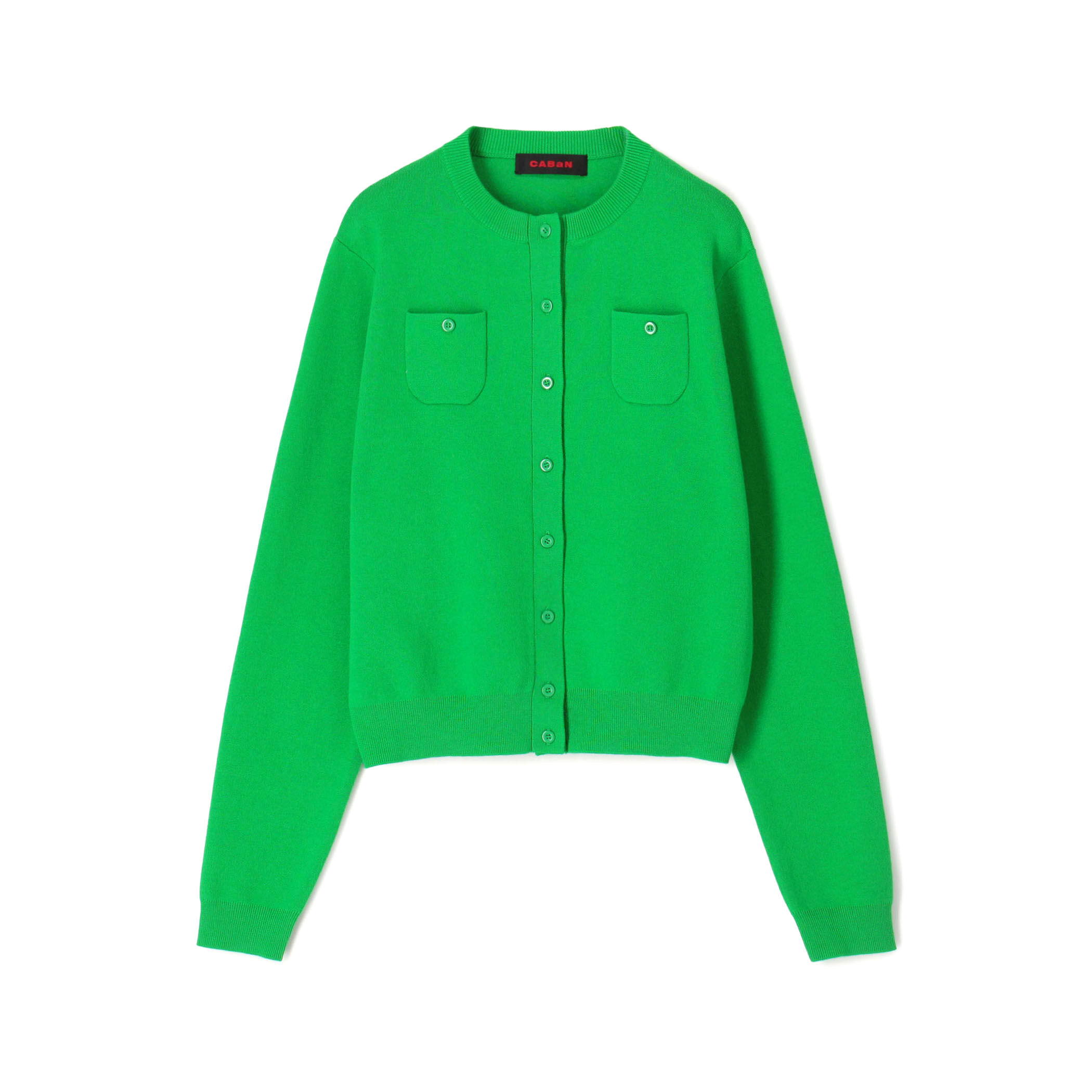 【CABaN】コットンカシミヤクルーネック　カーディガン　新色 ライトグリーン コットンカシミヤ クルーネックカーディガン｜トゥモローランド 公式通販