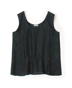 ROSEY STONE GUEN シルク ノースリーブトップ