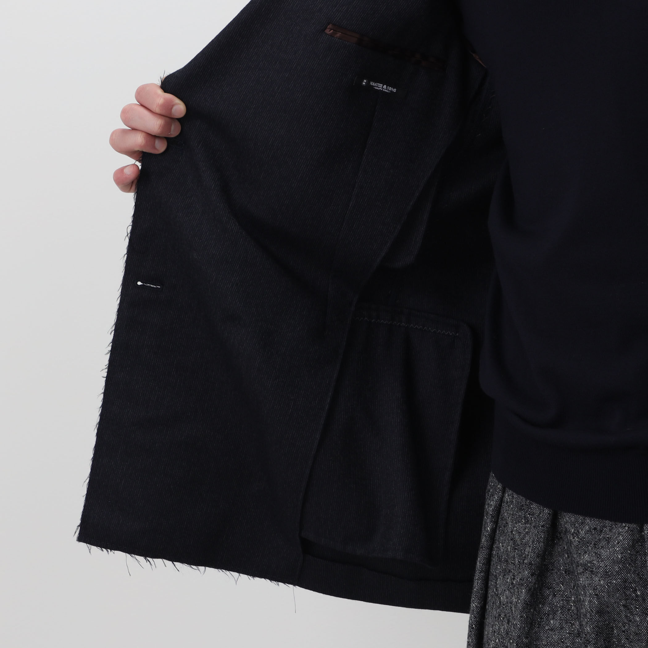 MAATEE&SONS ウール ダブルブレステッド 6Bジャケット