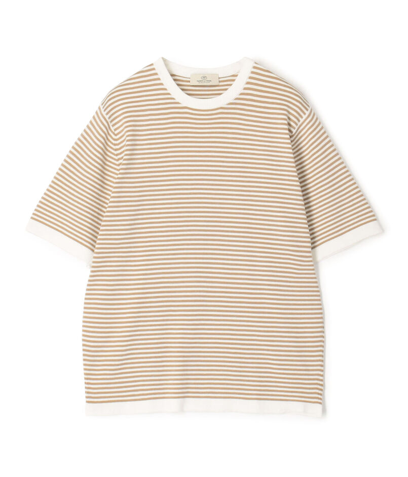 シーアイランドコットン クルーネックプルオーバーニットTシャツ