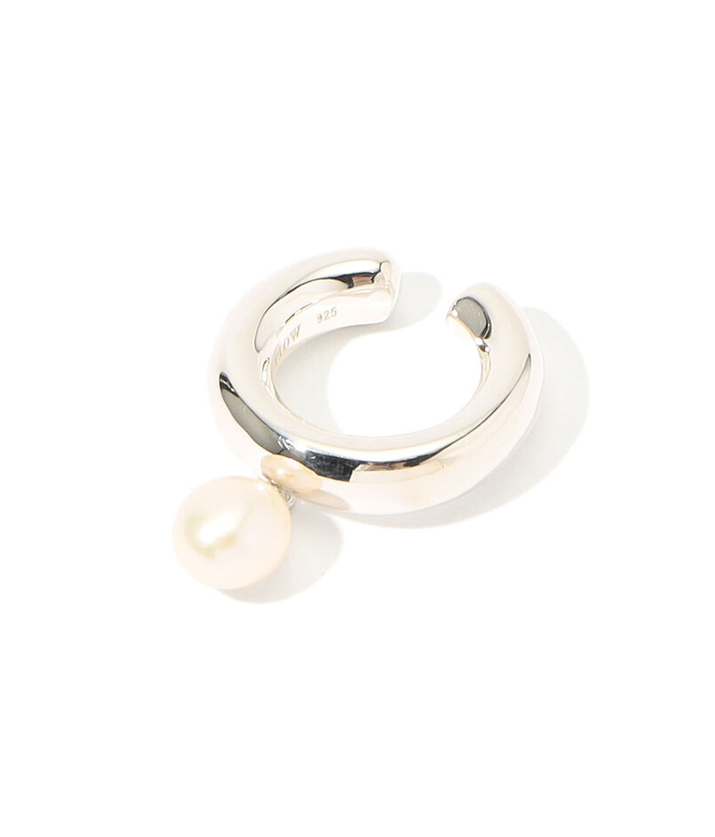 PLOW パール イヤーカフ