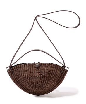 INES BRESSAND SMALL WALNUT ショルダーバッグ