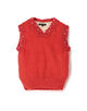 MERYLL ROGGE PADDED VEST W/CROCHE パディットクロシェニットベスト