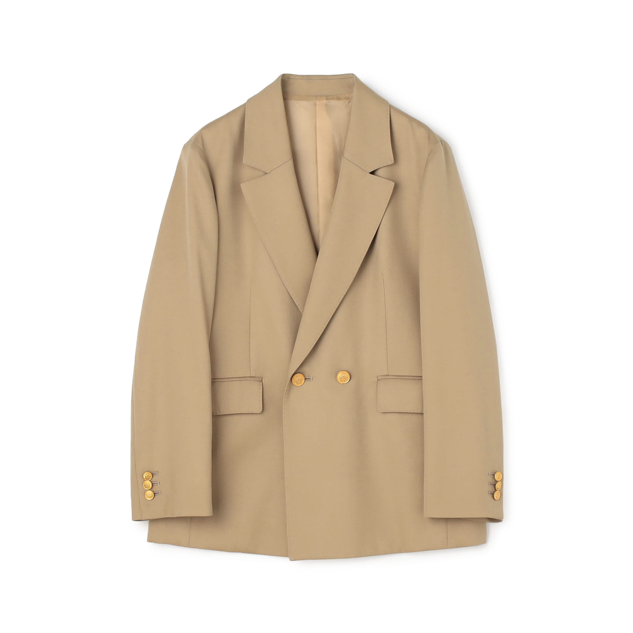 新品未使用　トゥモローランド　MACPHEE　ウール　ジャケット ウールギャバジン ダブルブレストジャケット｜トゥモローランド 公式通販