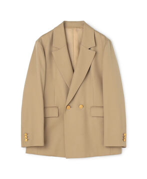 ウールギャバジン ダブルブレストジャケット