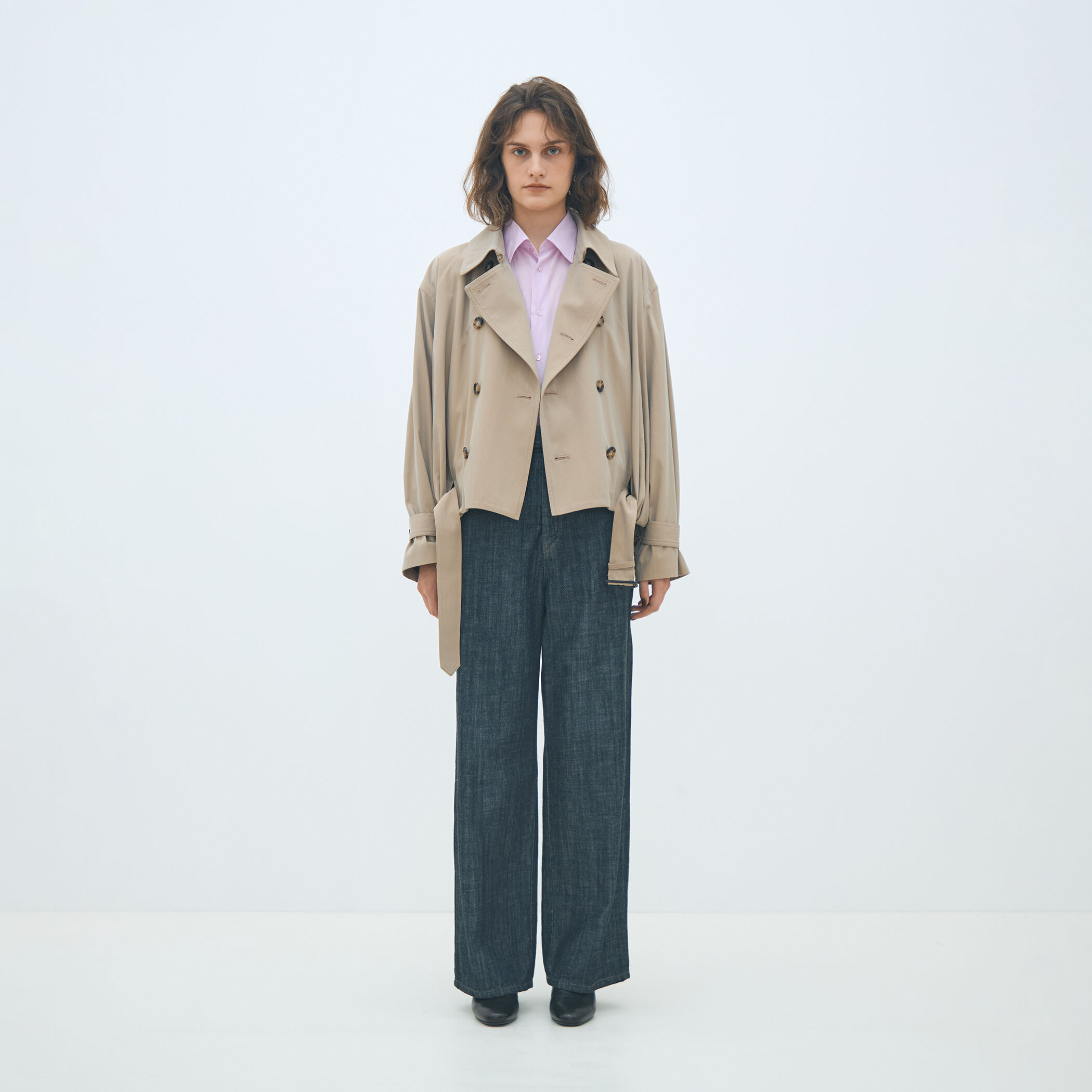 新品　MACPHEE ロングコート　トゥモローランド　ブルー系 新品 MACPHEE ロングコート トゥモローランド ブルー系 2025年