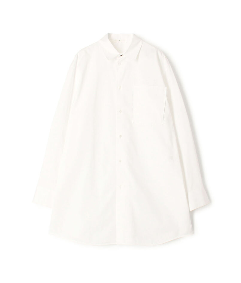 コットンレーヨン ロングシャツ