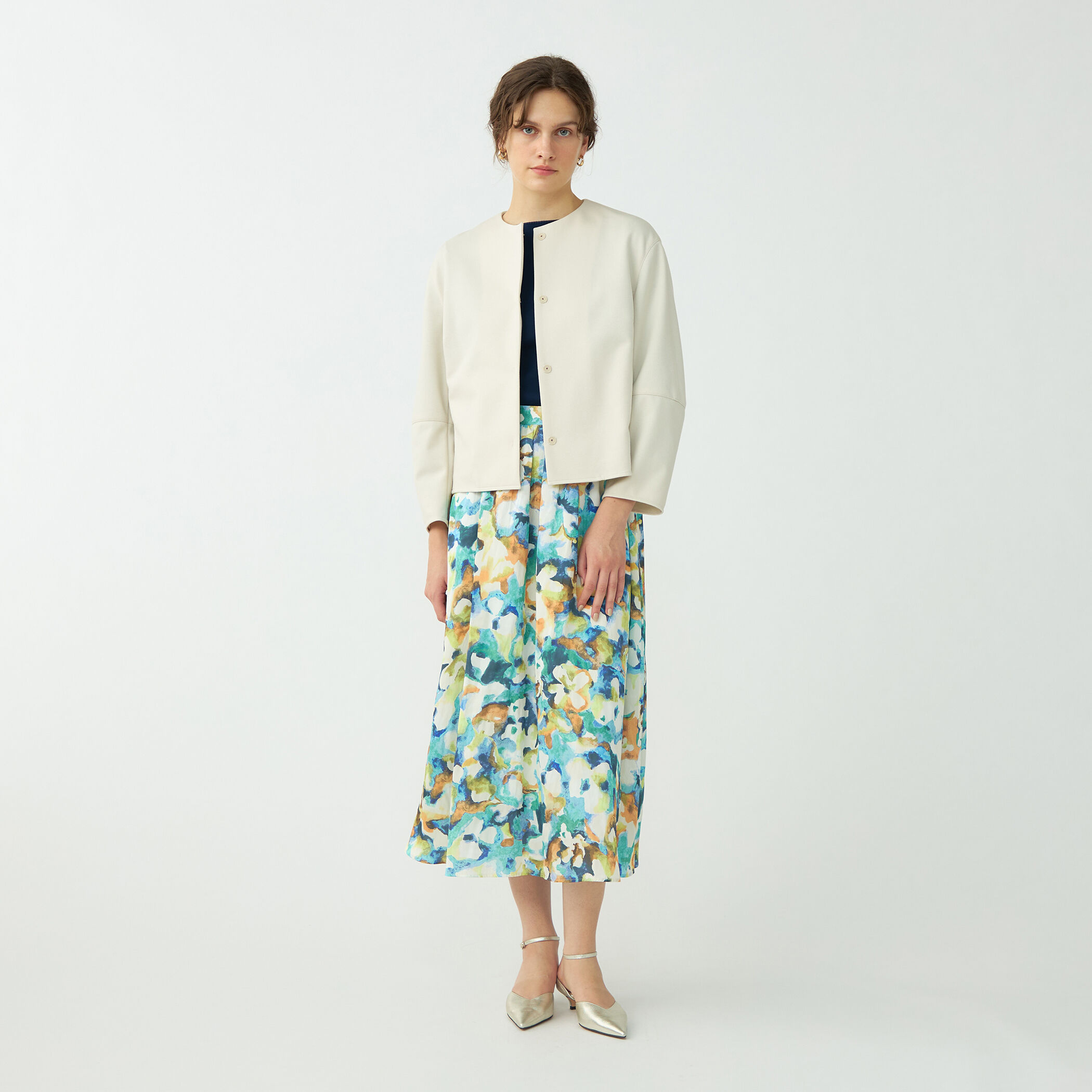 コットンアムンゼン バックペプラムジャケット｜トゥモローランド 公式通販