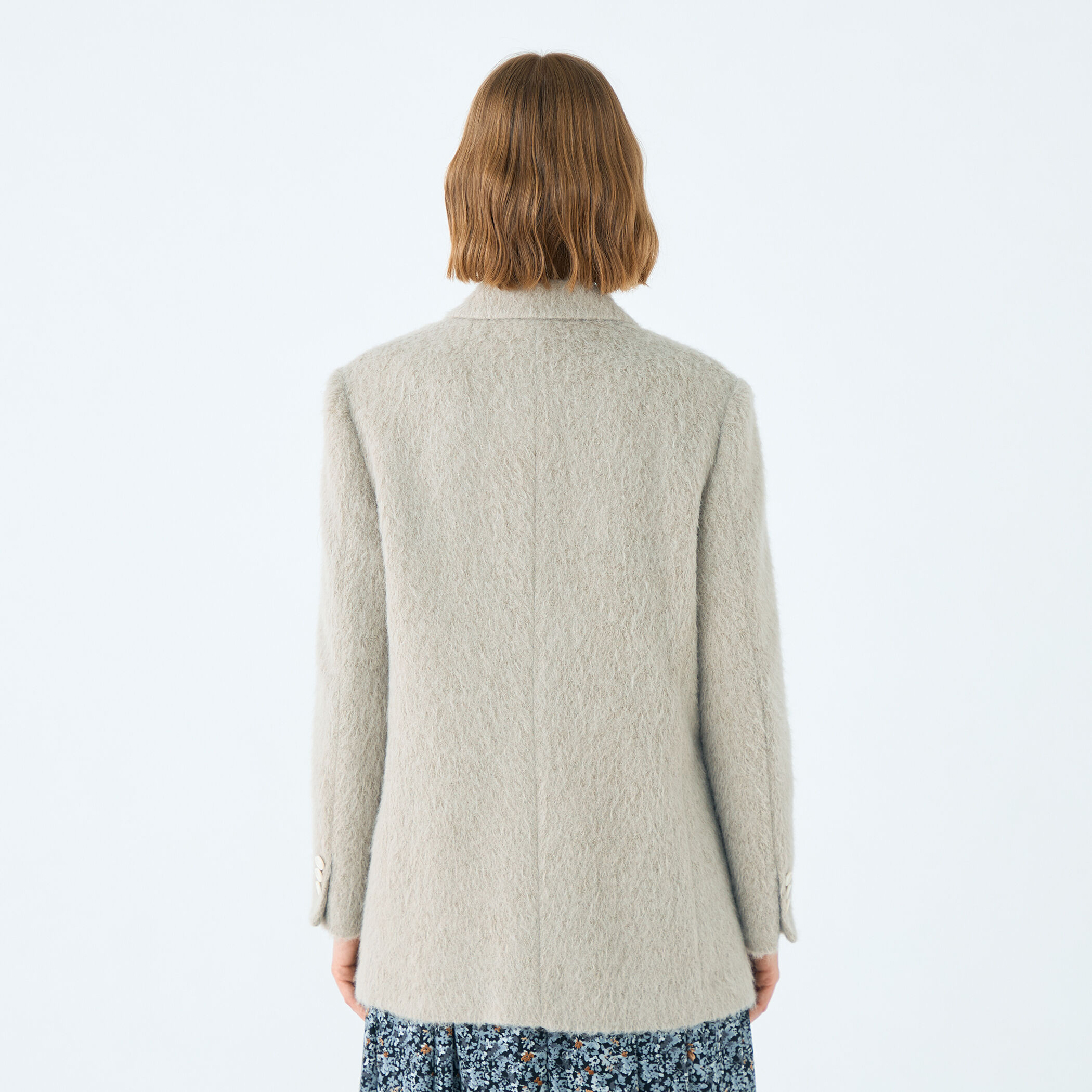 極美品】TOMORROWLAND ベビーアルパカウール ジャケット 50代に似合う