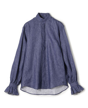 BOURRIENNE BOUDOIR リネン フリルシャツ